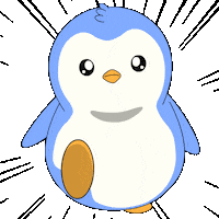 Catch Me Running Sticker by Pudgy Penguins