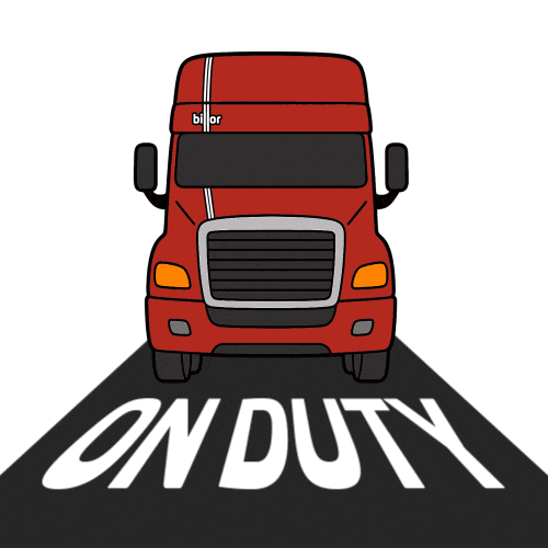 billor-us giphyupload trucking leasing hometime Sticker