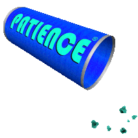 Angry 3D Sticker by Bubble Punk