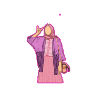 Dancing Girl Malaysia Sticker