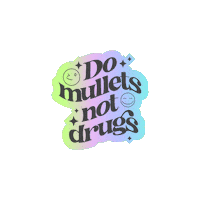 Mullet Sticker by United By Short Hair