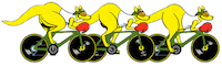 Boxing Kangaroo Cycling Sticker by AUSOlympicTeam