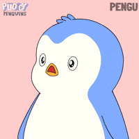 Scared Oh No GIF by Pudgy Penguins