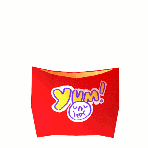 Fast Food 3D GIF by Jacub Allen
