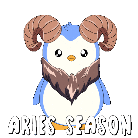 Zodiac Sign Penguin Sticker by Pudgy Penguins