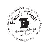 Beccastreats love heart circle baking Sticker