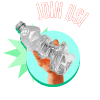 Join Us Clean Up Sticker by Alliance to End Plastic Waste