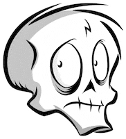 bonnyzed skull zed bonny bonnyzed Sticker
