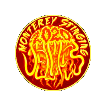 MontereyStingingJellies california frisbee disc golf monterey Sticker