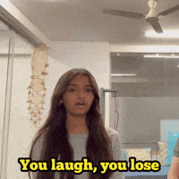 You Laugh You Lose GIF by Digital Pratik
