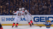 high five ice hockey GIF by NHL