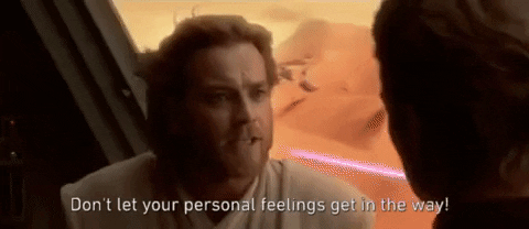 episode 2 dont let your personal feelings get in the way GIF by Star Wars