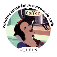thequeencafe coffee cafe thequeen thequeencafeteria Sticker