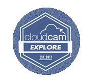 Logo Explore Sticker by CloudcamGIPHS