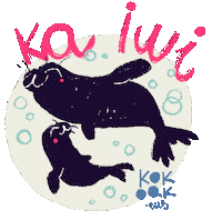 Seal Hawaii Sticker by KOKOAK Eider Eibar
