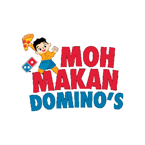 Hungry Pizza Sticker by Domino's Malaysia