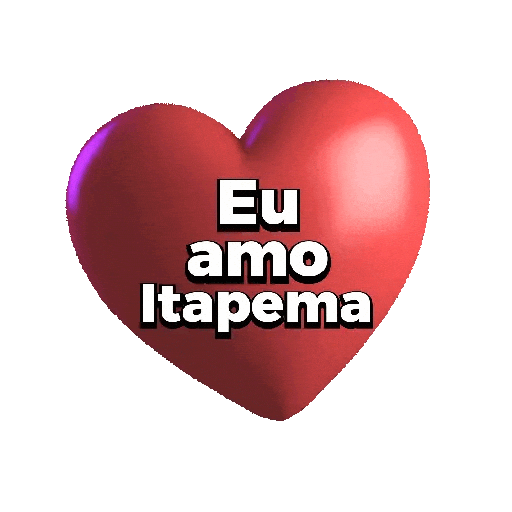 prefeituradeitapema giphyupload itapema eu amo itapema Sticker