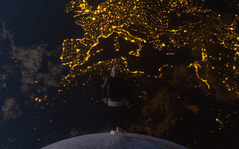 djsnake giphyupload animation animated space GIF