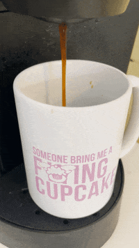 theflyingcupcakebakery coffee cupcake the flying cupcake GIF