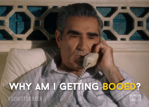 #schittscreek #poptv #pop #tv #comedy #funny #eugenelevy #danlevy GIF by Schitt's Creek