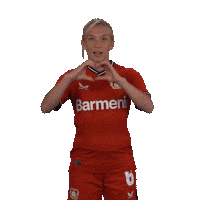 I Love You Football Sticker by Bayer 04 Leverkusen