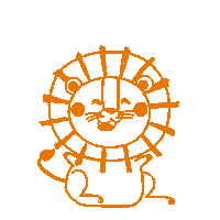 Take It Easy Lion Sticker by BILLA