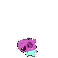 copastudio cartoon baby jump play Sticker