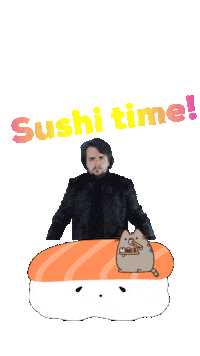Sushi Time Sticker