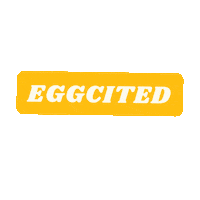 eathegg happy excited egg plant based Sticker