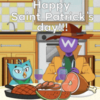 Saint Patrick Dinner GIF