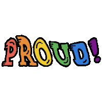 Rainbow Gay Sticker by WONGDOODY