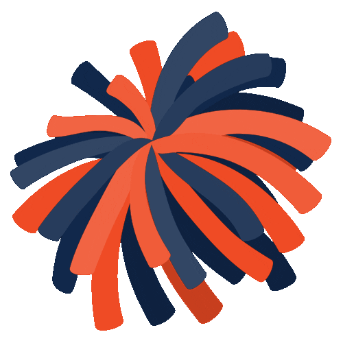 Uva Football Virginia Sticker by College Colors Day