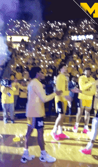 Go Blue March Madness GIF by Michigan Athletics