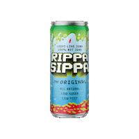 rippasippa healthy spin trs soft drink Sticker