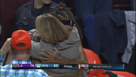 Cheryl Reeve Hug GIF by WNBA