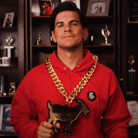 Fantasy Football Win GIF by Red Baron Pizza