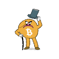 Bitcoin Cryptocurrency Sticker by herecomesbitcoin