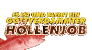 Fish Stress Sticker by VONDORSCHFILM