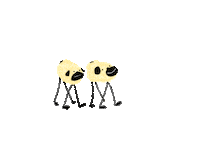 Dog Friends Sticker by Kimmy Ramone