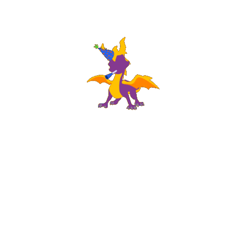 Spyro The Dragon Art Sticker by Spyro