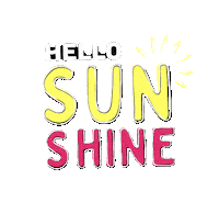 Hello Sunshine Sticker by PlayaPlaya.co