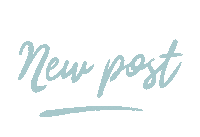 HoneypressDesign new instagram blue new post Sticker