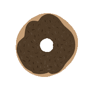 Chocolate Eating Sticker