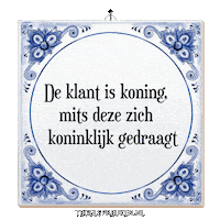 Respect Service Sticker by Tegelspreuken.nl