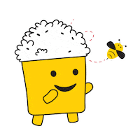 Happy Rice Bowl Sticker by DM KLR