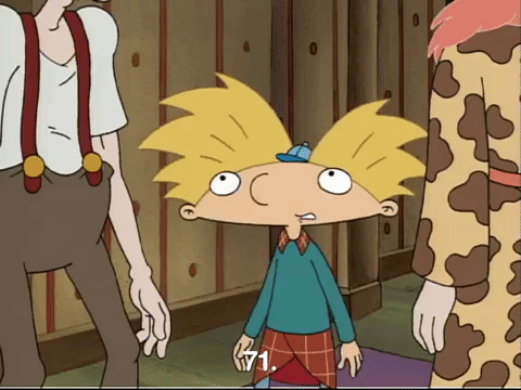 hey arnold nicksplat GIF