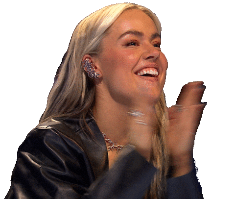 Happy Julie Bergan Sticker by Norske Talenter