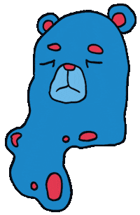 Bear Stayathome Sticker by Nick Ybarra