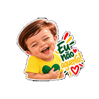nossobrasileirinho brasil risada carinho rindo Sticker