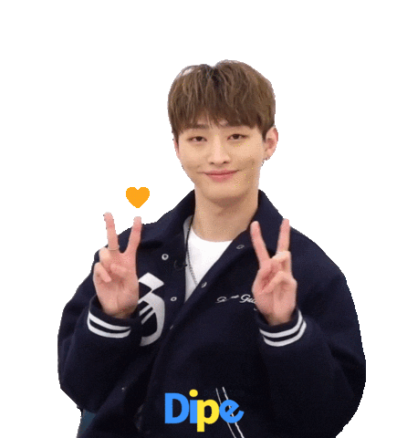 Heart Hello Sticker by koreadispatch